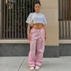 Women's Pants Capris Y2K Clothing Oversized Plus Size Low Waist Parachute Loose Baggy Sweatpants Trousers Women Jogger Cargo Pants Streetwear Outfits 230907