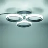 Vägglampa inomhus takljus med runda och fyrkantiga SMD LED AC110V AC220V Vit eller svart bostadskonce