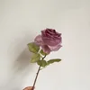 Decorative Flowers 1 Pcs Artificial Flower Rose Bouquet Fake Western Tea Wedding Wall Accessories Home Decor Po Props