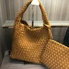 Dames Designer Luxe Handtas Bvs 2023 Hot Verkoop Botega Veneto Handgeweven dames nylon doek dames kleine emmer kettingriem één schouder X