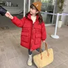 Down Coat Girls Down Jacket Winter New Style Style Children Jacket Winter Thickened Little Girl Jacket R230905