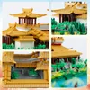 Aircraft Modle 3350PCS Crescent Moon Spring Building Blocks Gardens Series Architecture Models Micro Juguetes Para Ninos Bricks Gift 230907