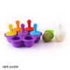 Eiscreme-Werkzeuge Neue Eiscreme-Pops-Form Tragbare Lebensmittelqualität Popsicle Mod Ball Maker Baby DIY Ergänzungswerkzeuge Fruchtshake-Zubehör DHPW4