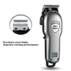Rasoirs électriques Tondeuse à cheveux professionnelle économique Coupe réglable USB rechargeable 1800mAh Liion Batterie lame sûre Barber Clipper pour hommes 230906
