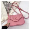 Texture Women's 2023 Summer New Individualized INS Crossbody Popular and Fashion Small Square Bag B60