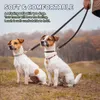 Coleiras de cachorro trelas multifuncional trela forte e macio couro real ajustável mãos livres crossbody duplo para todos os cães 230906