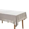 Nappe de table de style minimaliste moderne, couleur unie, antidérapante, couverture carrée pour le thé