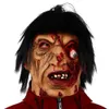 Masques de fête The Walking Dead Zombie Masque Fantaisie Robe Party Performance Props Horreur Zombie Latex Masques Halloween Cosplay Costume Head Cover x0907