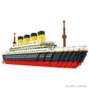 Blocs 3800 pièces blocs Titanic navire modèle bateau modèle bricolage assembler des blocs de construction classique brique jouets cadeau d'anniversaire pour les enfants R230907