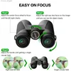 Teleskop Suncore HD Binoculars 12x42 kraftfulla bak4 FMC Portable Telescope Long Range Black Tourism Spyglass for Hunting Bird Watching Q230907