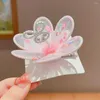 Hair Accessories Adorable Headdress Flower Rhinestone Gauze Headwear Girl Clip Korean Style Hairpin Accessory Barrettes