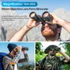 Telescopes APEXEL Powerful Binoculars 10-30X50 Optical Lens Super Zoom Telescope for Outdoor Camping HD Professional Binoculars BaK7 Prism Q230907