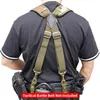 サスペンダーMelotough Tactical Suspendersパッド入りの調整可能な肩の軍事戦術サスペンダー230907を備えたデューティベルトの戦術装具