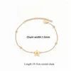 Charm Armband 2023 Trendy A-Z Star Inledande bokstavsarmband Women Classic Handmade O-Chain för smyckespresent