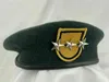 Berretti TUTTE LE TAGLIE Esercito americano 1° Gruppo delle forze speciali NERASTRO Berretto verde 3 stelle Tenente generale Grado Cappello Rievocazione militare