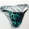 Heren String Bikini Fashional Slipje G3774 Voorzakje Matige Rug Tijgerbont Prints badpak stof ondergoed252F