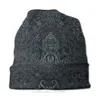 Beanie/Skull Caps Cool Bonnet Homme vinter varm stickad hatt Cthulhu Mythos Lovecraft Horror Great Old Ones Skullies Beanies Caps for Men Women x0907