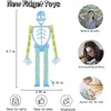 Halloween Toys 6st Fidgets Sensory Toys Transformationable Chain Skeleton Stress Relief Toys Ideal Gifts For Autism Kids Boys Girls Adults Teens 230906