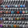 Labret-Lippenpiercing-Schmuck TIANCIFBYJS Stahl Metall Viele Zungenringe Gerade Hanteln Ohrkörper 14 g Länge 58" oder 16 mm 230906