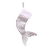 Christmas Decorations Mermaid Tail Socks Gift Wrap Candy Bag Tree Ornaments Family Party Decoration Drop Delivery Home Garden Festive Dhoh4