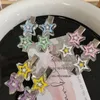 Hårklipp Trend Colorful Star Pentagram Clip for Women Korean Fashion Sweet Girly Hairpin Eesthetic Y2K Accessories Gift