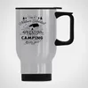 Mugs Funny Offee Mug - And So The Adventure Begins Cup- Stainless Steel Material Travel