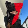 Beanie/Skull Caps Halloween Funny Rabbit Ears Creative Knitted Hat Beanies Warm Full Face Cover Ski Mask Hat Windproof Balaclava Hat Outdoor Sport x0907