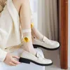 Frauen Socken Japanische Persönlichkeit JK Blume Lolita Vintage Mittelrohr Strumpfwaren Harajuku Kristall Seide