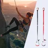 Cordes d'escalade boucle de pied de roche accessoire ascendant professionnel équipement ascendant résistant à l'usure outils d'alpinisme noir 230906