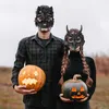 Maschere per feste Festa di Halloween Horror Teschio Maschera per il viso Decorazione per feste in maschera Bambino adulto Costume cosplay Puntelli Anime Mezza maschera x0907