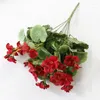 Decorative Flowers 1pc Fake Begonia Artificial Azalea Bush For Event Wedding Party Home Decor