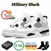 4 4s Union Noir Union air jordan jordans aj4 4s retro retros Ghiaccio Salto Uomini Scarpe Vela Fungo Neon Metallico Viola Pallacanestro Scarpe da ginnastica Black Cat Bred Trainer