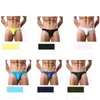 Underbyxor Sexiga mäns Super Soft Mini Bikinis Short Underwear Bikini Briefs 6 Färgstorlek S M L Gay Sissy Homme