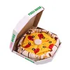 Creatieve modeliefhebbers voor heren Kerstcadeaudoossokken Kerstsokken pizza midtube katoenen sokken