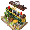 Blocchi 1081 pezzi Cafe Corner Street Coffee House Blocchi Creativo Esperto Treno Building Block Giocattolo Regalo per Ragazza Bambini R230907