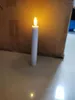 Portacandele 80 pezzi Candele natalizie scintillanti a LED con telecomando 10 "lungo a batteria Decorativo bianco caldo