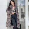 Fourrure Femme Fausse Fourrure Femme Vintage Lâche Épais Chaud Fluffy Veste Marron Longue Fausse Fourrure Manteau Femme Pardessus Vestes D'hiver 2023 Manteau De Fourrure En Peluche x0907