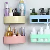 Bath Accessory Set Bathroom Rack Wall Mounted Suction Toilet Storage Hand Washing Without Punching Supplies Shelf