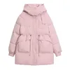 giacche piumini lucidi firmati parka cappotti parka neri per donna giacca invernale imbottita con cerniera in piuma doudoune casual con cappuccio di qualità