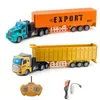 ElectricRC Car RC Engineering Car RC Tractor Electric Heavy Truck Truck Dump Truck Boy Remote Control Traffic Traffic Toy 230906