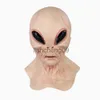 Masques de fête Halloween Alien Masque Cosplay Horreur UFO Crâne Latex Masques Casque Carnaval Dress Up Party Costume Props x0907