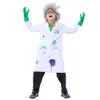 Speciale gelegenheden Mad Scientist-kostuum Cosplay Kinderen Halloween Kerstmis voor kinderen Wetenschappelijk experimentpak 230906