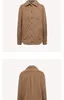 Womens Jackets Winter kiton Wool Camel Plaid Coats