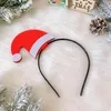 Red Santa mini hatt pannband jul hårband semester huvudbonad hårtillbehör för barn vuxna