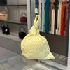 Luksusowa torba BVS Designer Botteg Vena Torby Duże tkane torebkę Lekko żółty x