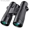 Teleskope 10X42 Fernglas Leistungsstarkes Teleskop Wasserdichtes, beschlagfreies Fernglas für die Outdoor-Jagd Mehrfachvergütete Optik und BaK-4-Prismen Q230907