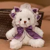 Bonito japonês criativo lolita urso boneca brinquedo de pelúcia fita princesa urso pano boneca presente