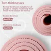 Yoga Mats 18361CM Thick Nonslip Mat Highdensity Sports Fitness For Home Pilates Gymnastics Exercise 230907