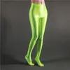 Kadın Taytlar Parlak Opak Taytlar Parlak yüksek bel taytları Seksi Çoraplar Yoga Pantolonları Eğitim Kadın Spor Tayt Fitness 230907