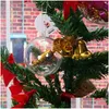 Décorations de Noël Boules de boules en plastique transparentes ouvrantes de 4 à 14,6 cm Ornement d'arbre Fête Clear Drop Livraison Home Garden Fest Dh7Fw